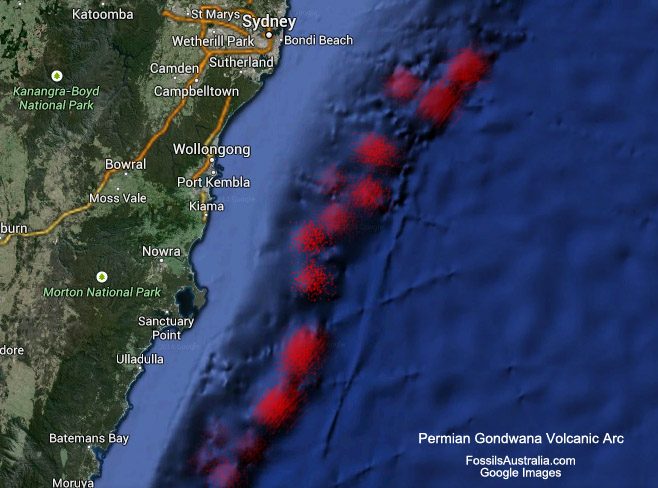 Permian Gondwana Volcanic arc