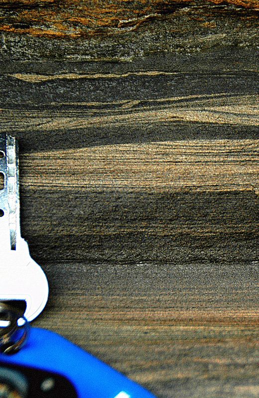 Siltstone layering